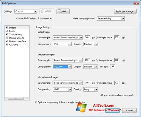 Skärmdump Adobe Acrobat Pro DC för Windows 7