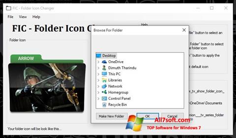 Skärmdump Icon Changer för Windows 7