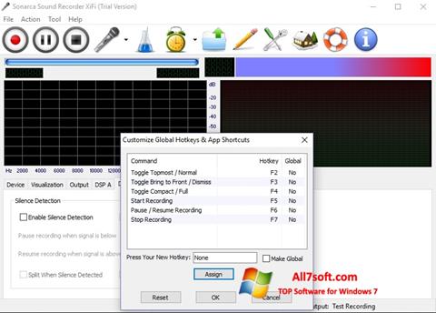 Skärmdump Absolute Sound Recorder för Windows 7