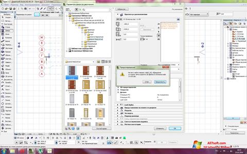Skärmdump ArchiCAD för Windows 7