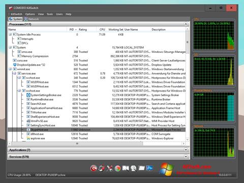 Skärmdump Comodo Cleaning Essentials för Windows 7