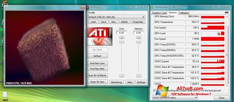 Skärmdump ATITool för Windows 7