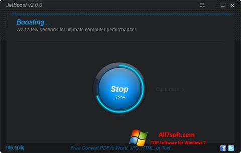 Skärmdump JetBoost för Windows 7