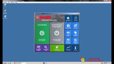 Skärmdump ArcaVir för Windows 7