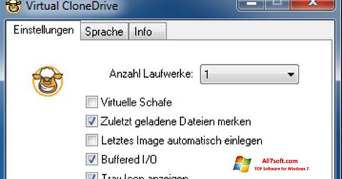 Skärmdump Virtual CloneDrive för Windows 7