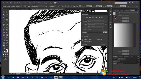 Skärmdump Adobe Illustrator CC för Windows 7