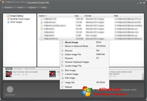 Skärmdump DAEMON Tools Ultra för Windows 7
