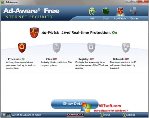 Skärmdump Ad-Aware för Windows 7