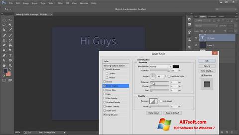 Skärmdump Adobe Photoshop CC för Windows 7