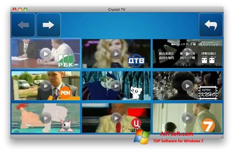 Skärmdump Crystal TV för Windows 7