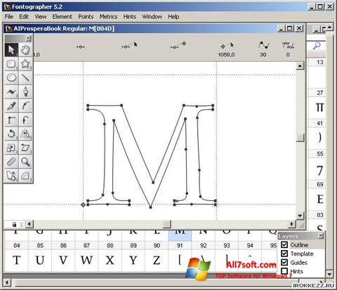 Skärmdump Fontographer för Windows 7