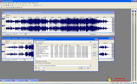 Skärmdump Sound Forge för Windows 7