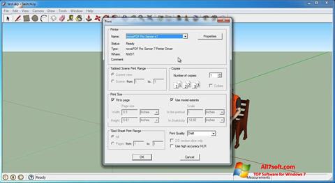 Skärmdump SketchUp Make för Windows 7