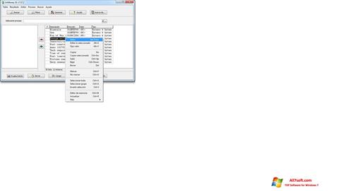Skärmdump ArtMoney Pro för Windows 7