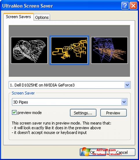 Skärmdump UltraMon för Windows 7