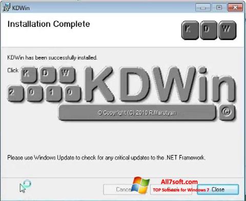 Skärmdump KDWin för Windows 7