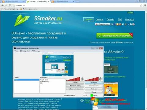 Skärmdump SSmaker för Windows 7