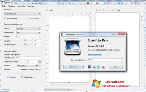Skärmdump Scanitto Pro för Windows 7