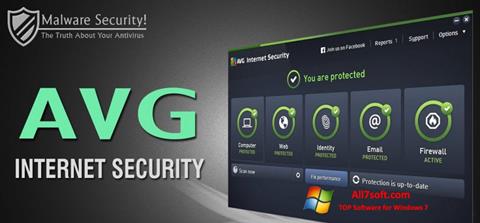 Skärmdump AVG Internet Security för Windows 7