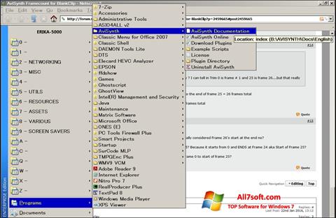 Skärmdump AviSynth för Windows 7