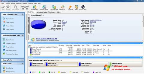 Skärmdump Paragon Hard Disk Manager för Windows 7