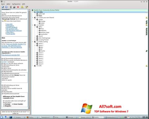 Skärmdump Mumble för Windows 7