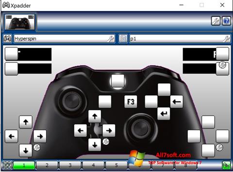 Skärmdump Xpadder för Windows 7