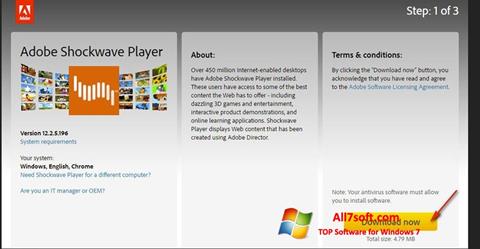 Skärmdump Shockwave Player för Windows 7