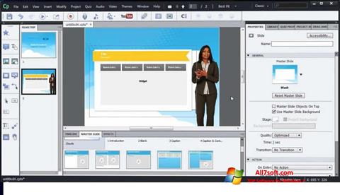 Skärmdump Adobe Captivate för Windows 7
