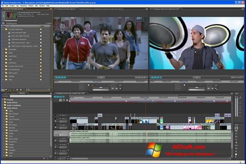 Skärmdump Adobe Premiere Pro för Windows 7