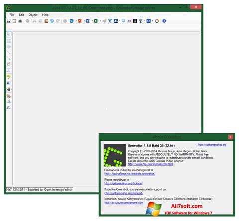 Skärmdump Greenshot för Windows 7