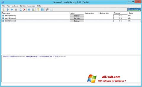 Skärmdump Handy Backup för Windows 7