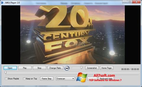 Skärmdump MKV Player för Windows 7