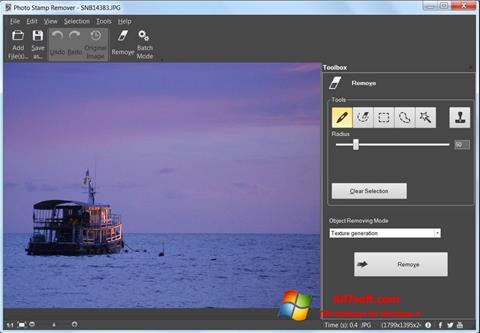 Skärmdump Photo Stamp Remover för Windows 7