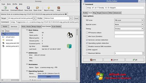 Skärmdump Nmap för Windows 7