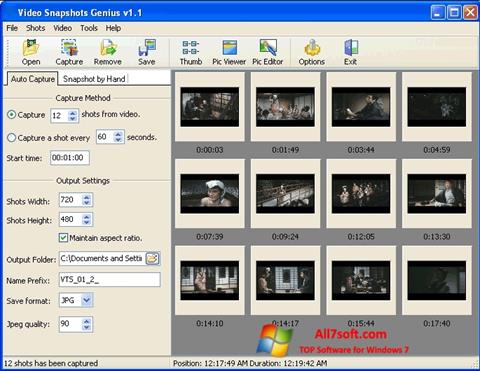 Skärmdump SnapShot för Windows 7