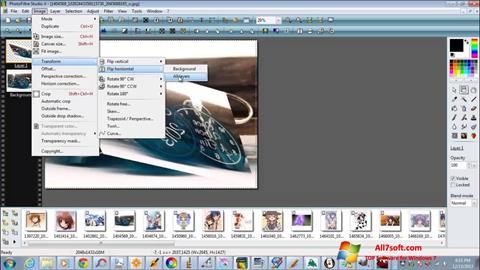 Skärmdump PhotoFiltre Studio X för Windows 7