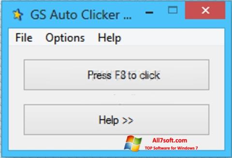 Skärmdump GS Auto Clicker för Windows 7
