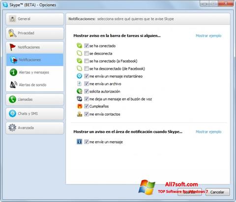 Skärmdump Skype Beta för Windows 7
