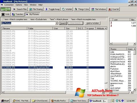 Skärmdump Soulseek för Windows 7