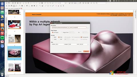 Skärmdump Master PDF Editor för Windows 7