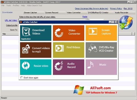 Skärmdump aTube Catcher för Windows 7