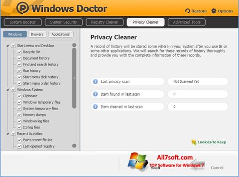 Skärmdump Windows Doctor för Windows 7