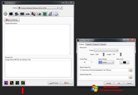 Skärmdump Dxtory för Windows 7