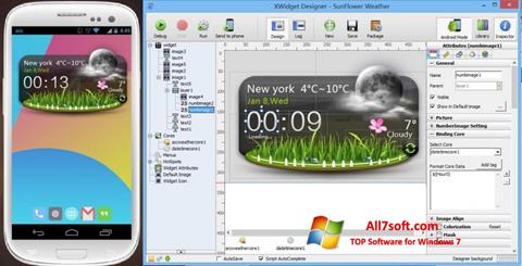 Skärmdump XWidget för Windows 7