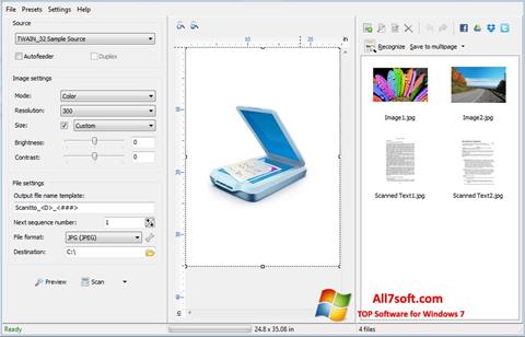Skärmdump WinScan2PDF för Windows 7