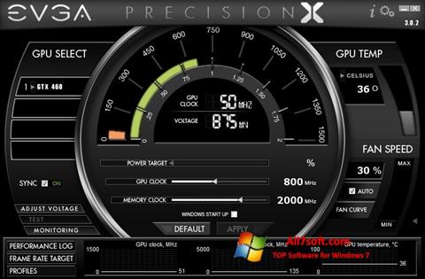 Skärmdump EVGA Precision X för Windows 7