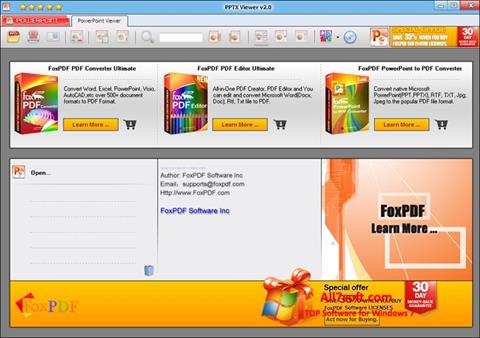 Skärmdump PPTX Viewer för Windows 7