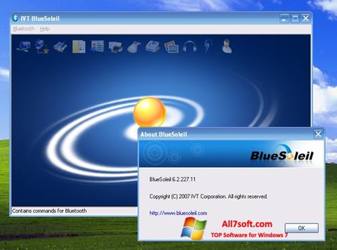 Skärmdump BlueSoleil för Windows 7