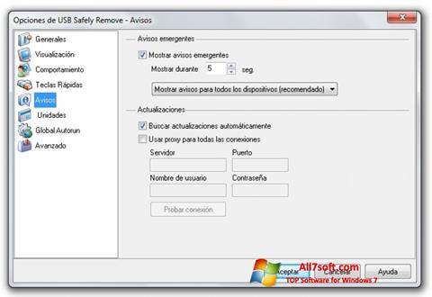 Skärmdump USB Safely Remove för Windows 7